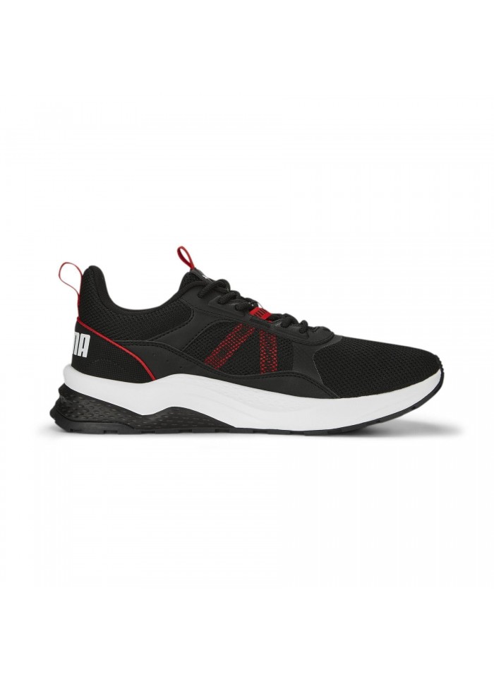 Achat Baskets Puma Homme Anzarun 2.0 Noir/Rouge profil g