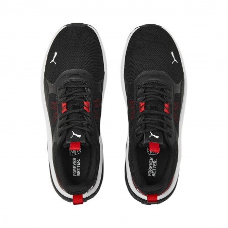 Achat Baskets Puma Homme Anzarun 2.0 Noir/Rouge dessus