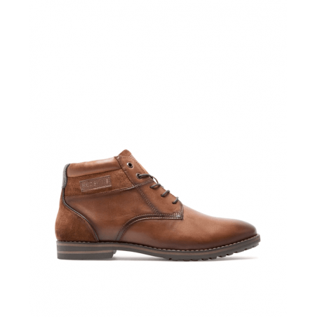 Achat Chaussures boots Redskins Homme ELEC Cuir Marrons profil