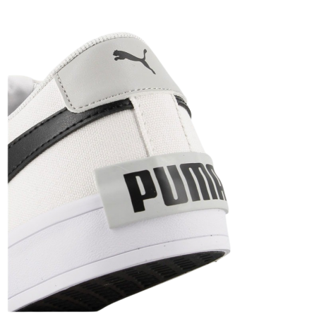 Achat Chaussures Puma Homme BARI CASUAL CV Blanches détails logo