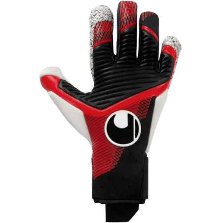 Achat Gants de gardien Uhlsport adulte POWERLINE SUPERGRIP+ FLEX HN noir/rouge face