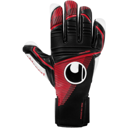 Achat Gants de gardien Uhlsport adulte POWERLINE ABSOLUTGRIP HN noir/rouge face