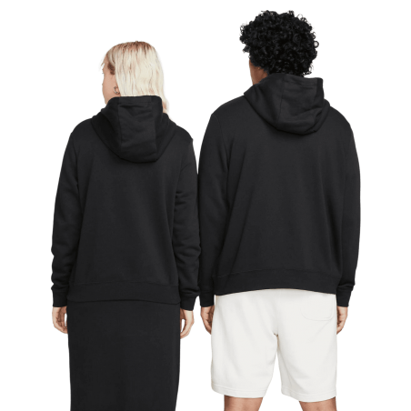 Achat Sweat à capuche Nike Femme CLUB Fleece STD PO Noir dos