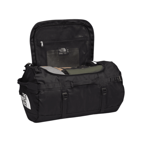 Achat Sac The North Face BASE CAMP DUFFEL - S Noir ouvert