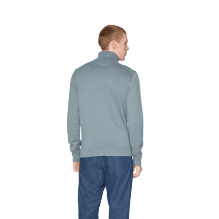 Achat Pull col roulé BOSS homme AKIRO bleu arrière