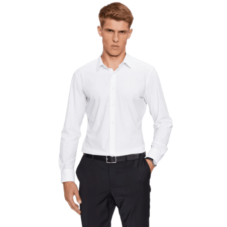 Achat Chemise BOSS homme P-HANK-S-KENT-C1-222 blanc face