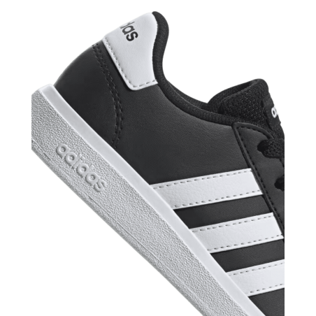 achat Chaussure Adidas Enfant GRAND COURT 2.0 Noir détail talon