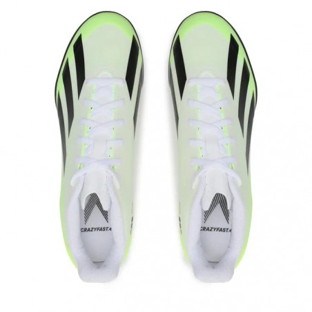 achat Chaussure de football Adidas Homme CRAZYFAST.4 TF Jaune dessus