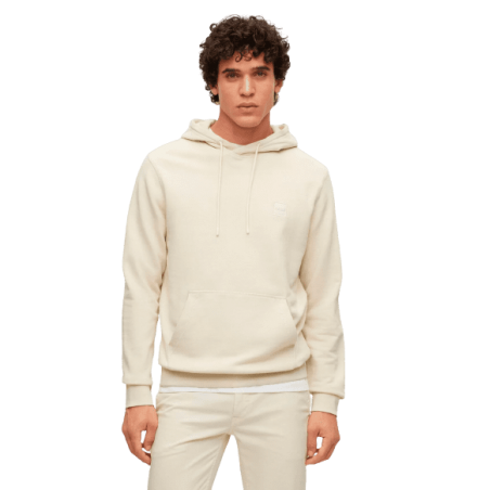 Achat Sweat à capuche BOSS homme WETALK beige face