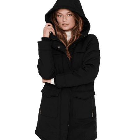 Achat Parka ONLY femme ONLMAASTRICHT noire devant