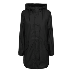 Achat Manteau de pluie ONLY femme ONLSALLY RAINCOAT noir face