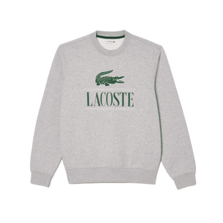 Achat sweatshirt Jogger LACOSTE homme gris face