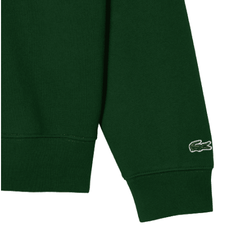 Achat Sweat à capuche jogger homme LACOSTE vert manche