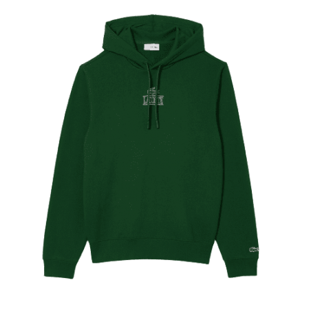 Achat Sweat à capuche jogger homme LACOSTE vert face