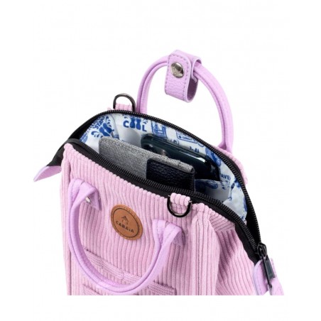 achat Sac bandoulière Cabaïa ADVENTURER MINI Genève Rose intérieur