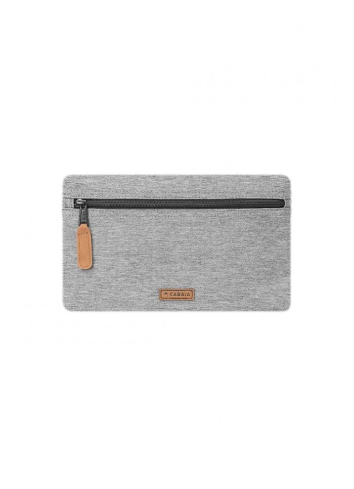 achat Pochette Cabaïa Central Park LARGE Grise face