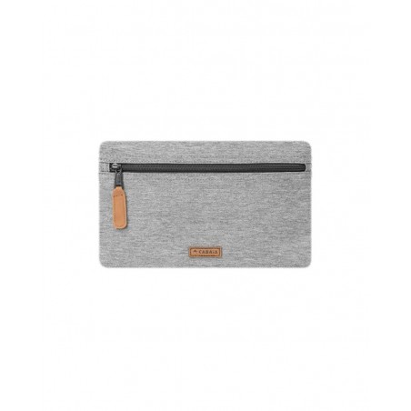 achat Pochette Cabaïa Central Park LARGE Grise face