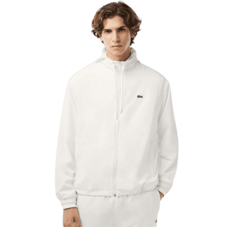 ACHAT BLOUSON LACOSTE HOMME BLANC FACE