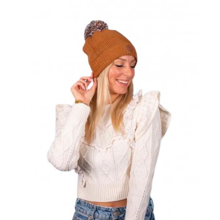 achat Bonnet Cabaïa IRISH COFFEE Marron porté