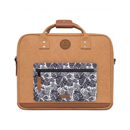 achat Sacoche ordinateur Cabaïa MESSENGER MEDIUM MOSCOU Marron pochette