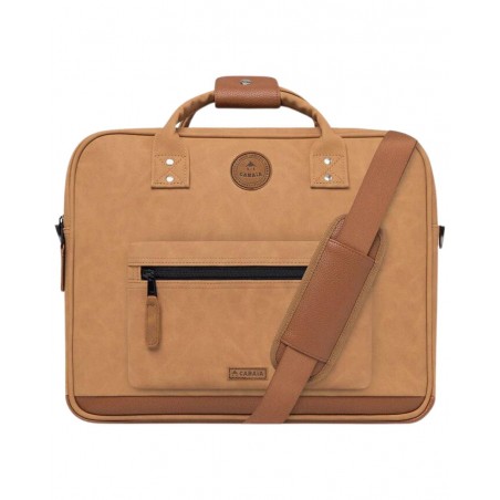 achat Sacoche ordinateur Cabaïa MESSENGER MEDIUM MOSCOU Marron bandouliere