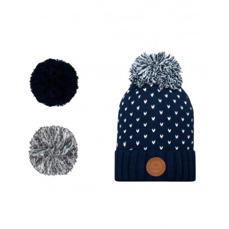 achat Bonnet Cabaïa Enfant LIMONADE Navy 6-12 ans face