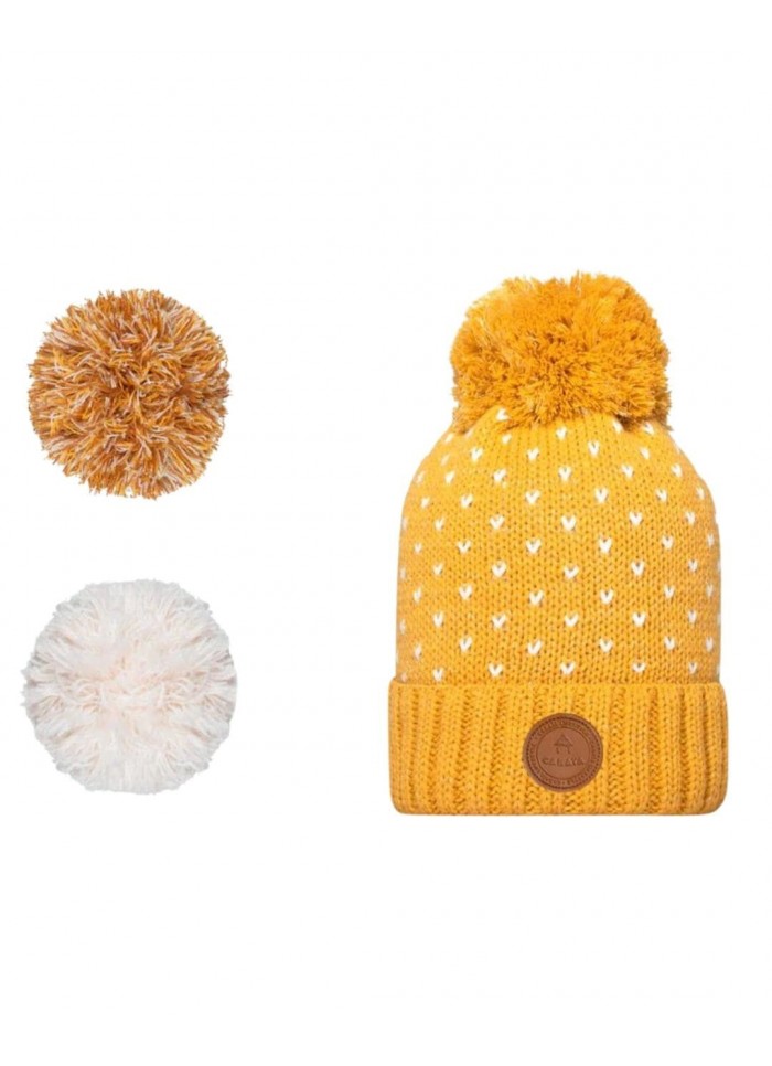 achat Bonnet Cabaïa Enfant LIMONADE Jaune 6-12ans face