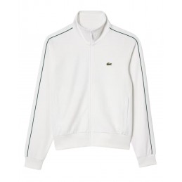 achat Veste de survêtement Lacoste Homme Paris en piqué Blanc face