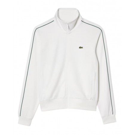 achat Veste de survêtement Lacoste Homme Paris en piqué Blanc face