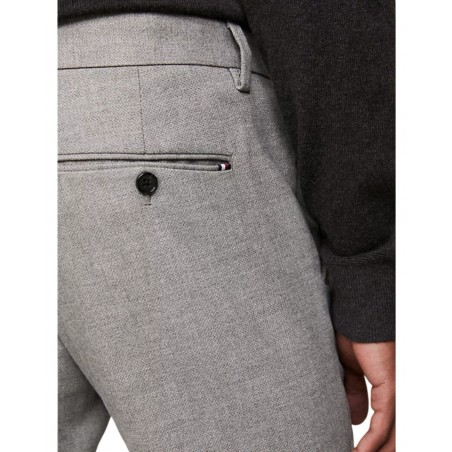 achat Pantalon Tommy Hilfiger Slim brossé BLEECKER Gris poche