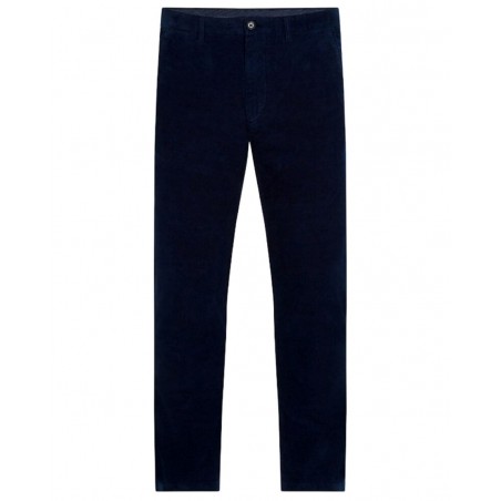 achat Pantalon Chino Tommy Hilfiger Homme SLIM BLEECKER en velours côtelé Bleu face