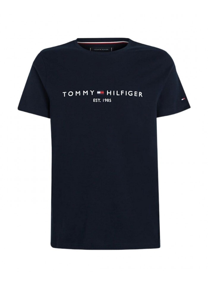 achat T-shirt Tommy Hilfiger Homme CORE LOGO Bleu face