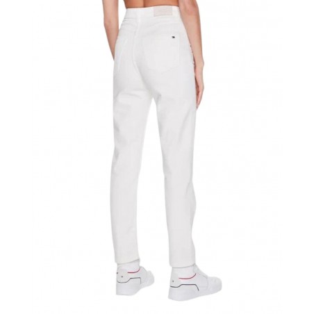 achat Jean Tommy Hilfiger Femme CLASSIC Taille haute Blanc dos