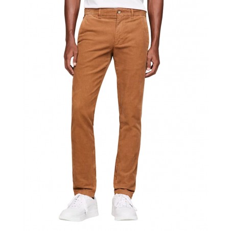 achat Pantalon Chino Tommy Hilfiger Homme BLEECKER velours Marron profil