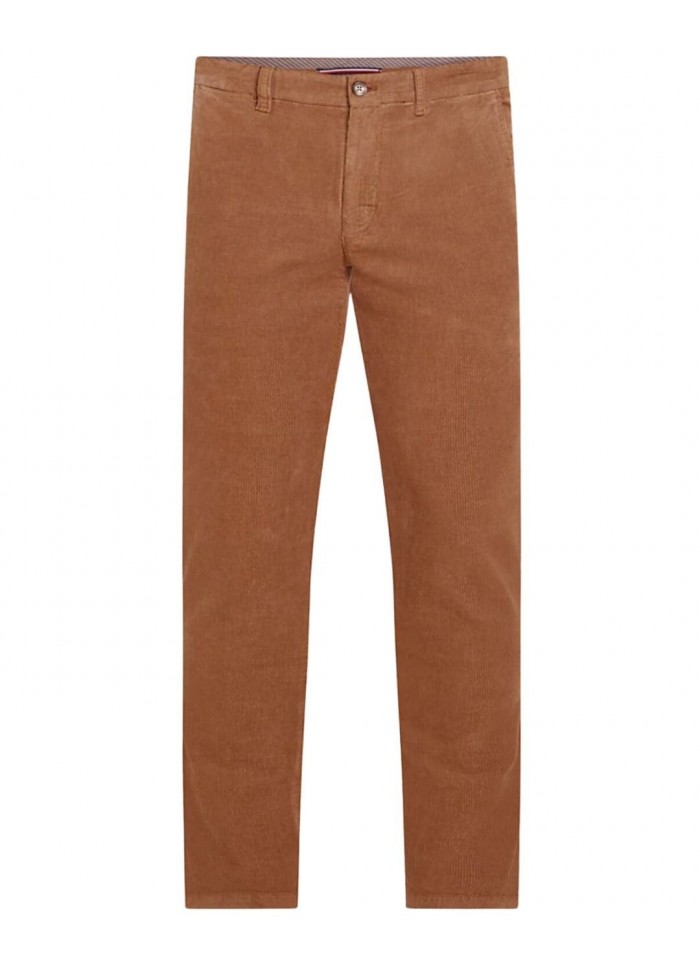 achat Pantalon Chino Tommy Hilfiger Homme BLEECKER velours Marron face