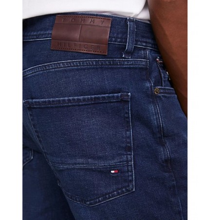 achat Jean droit Tommy Hilfiger Homme DENTON délavé Bleu poche