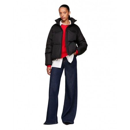 achat Doudoune Tommy Hilfiger Femme NEW YORK PUFFER JACK Noir tenue