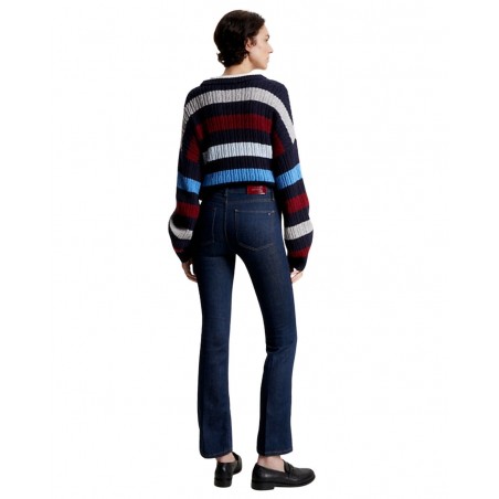 achat Jean Bootcut Tommy Hilfiger Femme Bleu dos