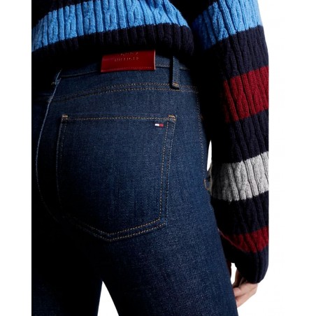 achat Jean Bootcut Tommy Hilfiger Femme Bleu poche