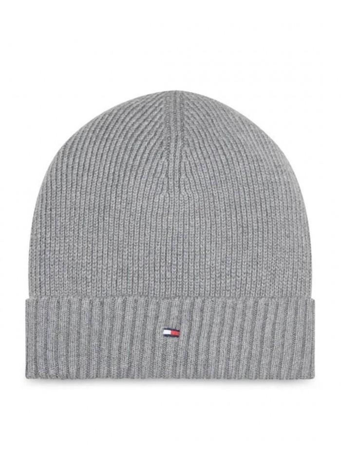 achat Bonnet Tommy Hilfiger ESSENTIAL FLAG Gris face