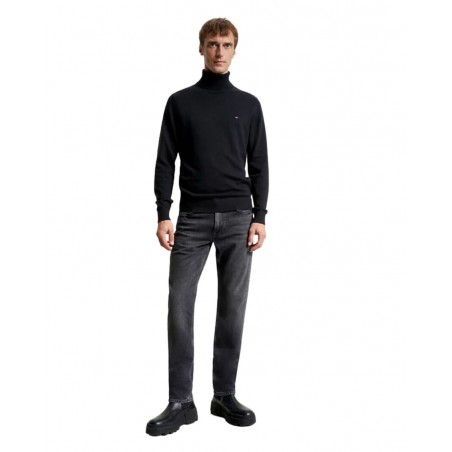 achat Pull Col roulé Tommy Hilfiger Homme CASHMER Noir tenue