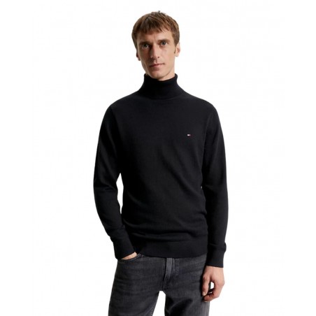 achat Pull Col roulé Tommy Hilfiger Homme CASHMER Noir ensemble