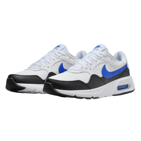 Achat sneakers NIKE enfant AIR MAX SC blanc/bleu dessus côté