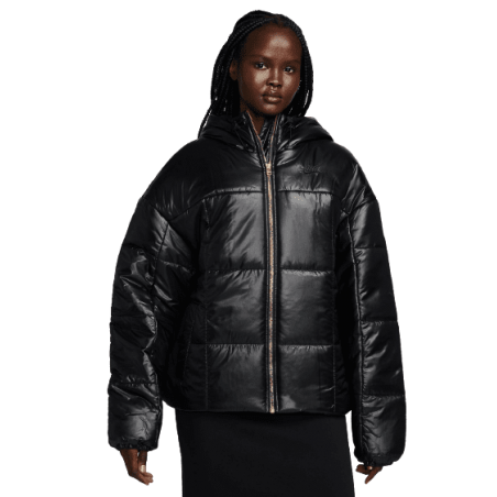 Achat doudoune NIKE femme SPORTSWEAR PE SHINE PUFFER noire face