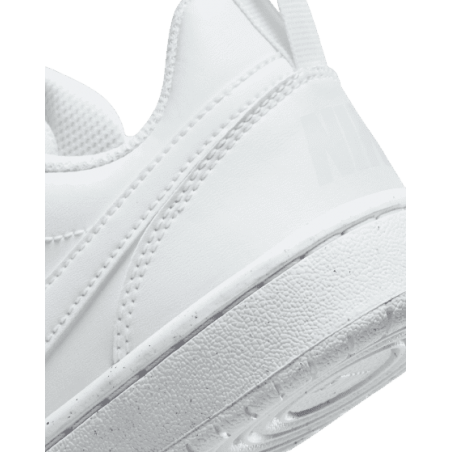 Achat sneakers NIKE enfant COURT BOROUGH LOW RECRAFT (GS) blanches arrière