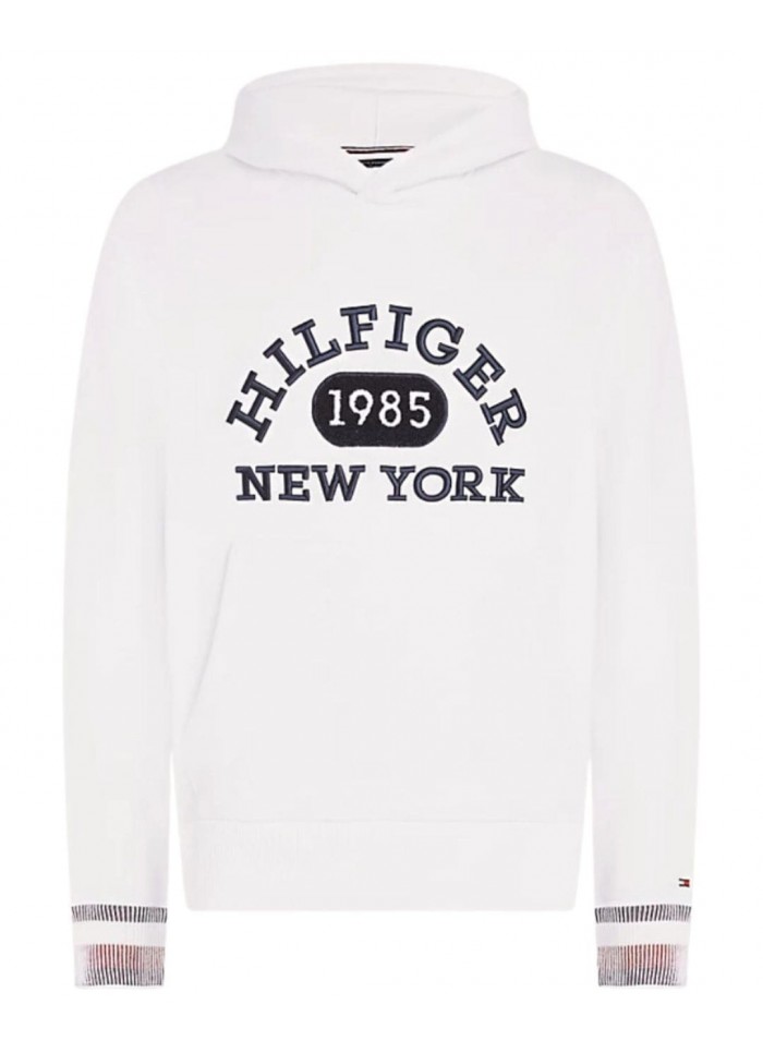 achat Sweatshirt à capuche Tommy Hilfiger Homme MONOTYPE COLLEGIATE Blanc face