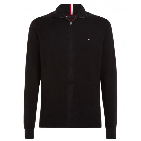 achat Cardigan Zippé Tommy Hilfiger Homme CASHMER Noir face