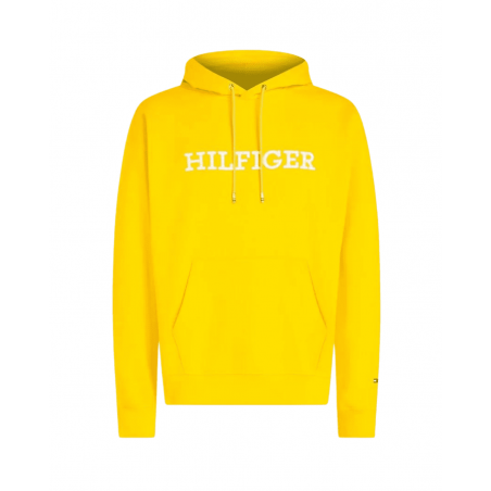 achat Sweatshirt à capuche Tommy Hilfiger Homme MONOTYPE EMBRO Jaune face