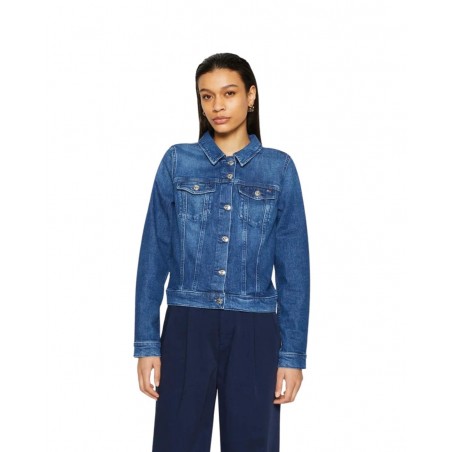 achat Veste en jean Tommy Hilfiger Femme DNM SLIM Bleu portée