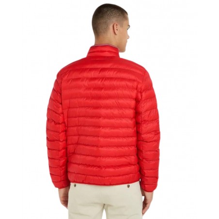 achat Doudoune légère Tommy Hilfiger Homme PACKABLE RECYCLED Rouge dos portée